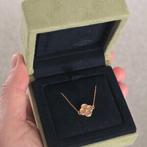 VCA Sweet Alhambra 1 motif rose gold bracelet